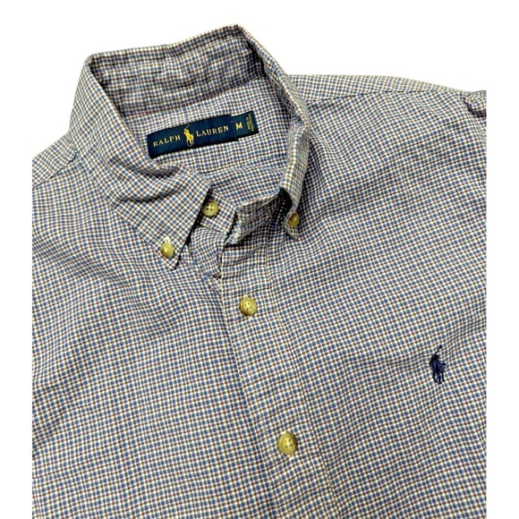 Ralph Lauren Other - Polo Ralph Lauren Men's Medium Purple Blue White Red Plaid Long Sleeve Shirt